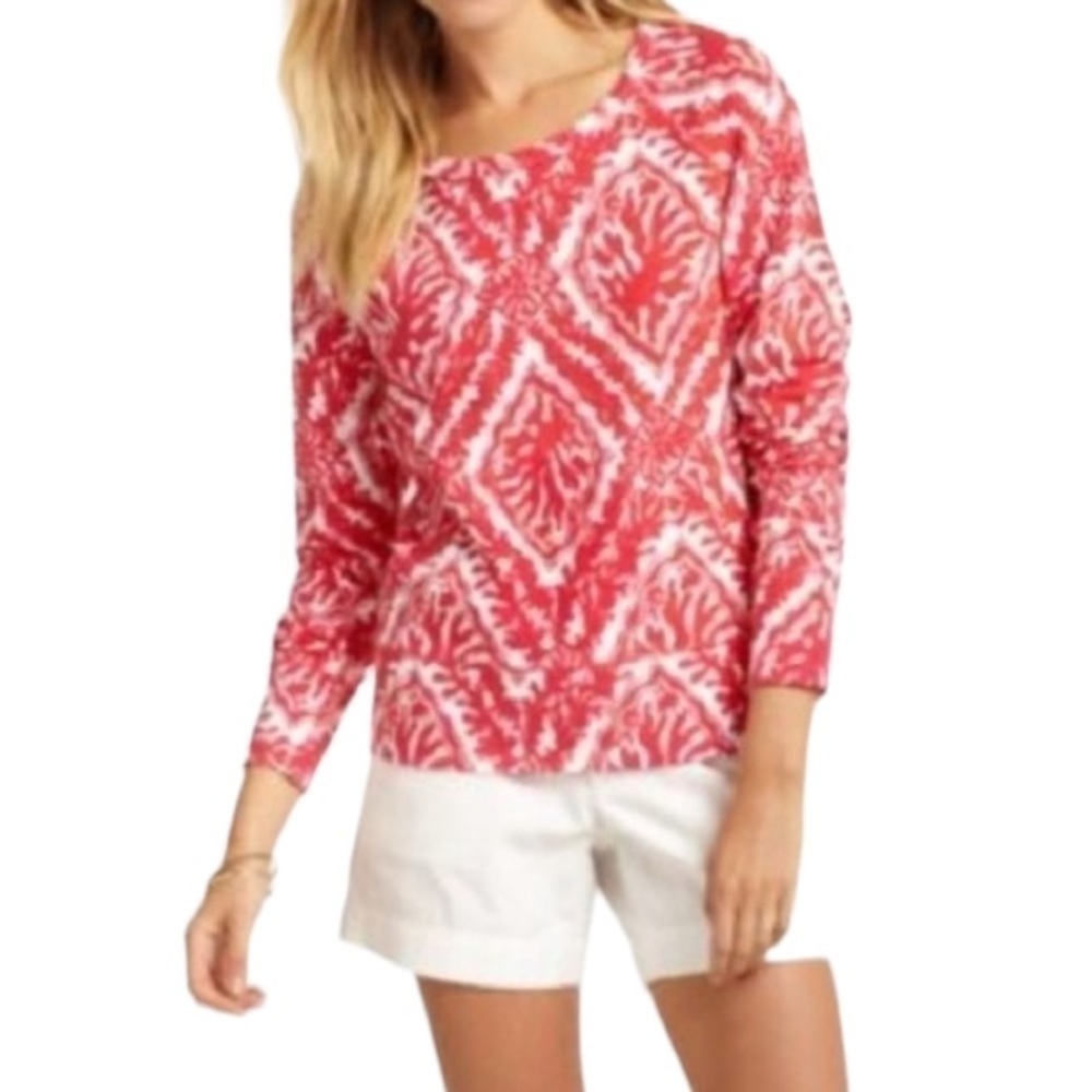 LILLY Pulitzer Kingsley Coral‎ Reef Madness Sweatshirt